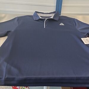 Reebok Men's Navy Polo with White Trim